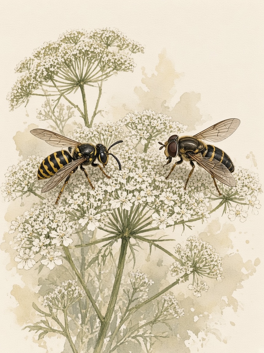 Les syrphes : ces insectes qui se font passer pour des abeilles ou des guêpes